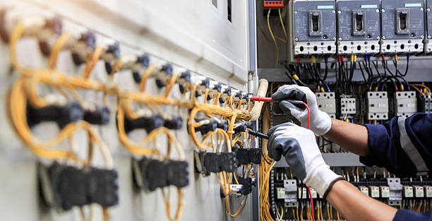 Professional Electrician technician working in Crosby, TX